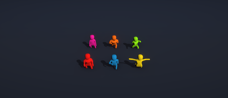 Stylish 3D Character Pack